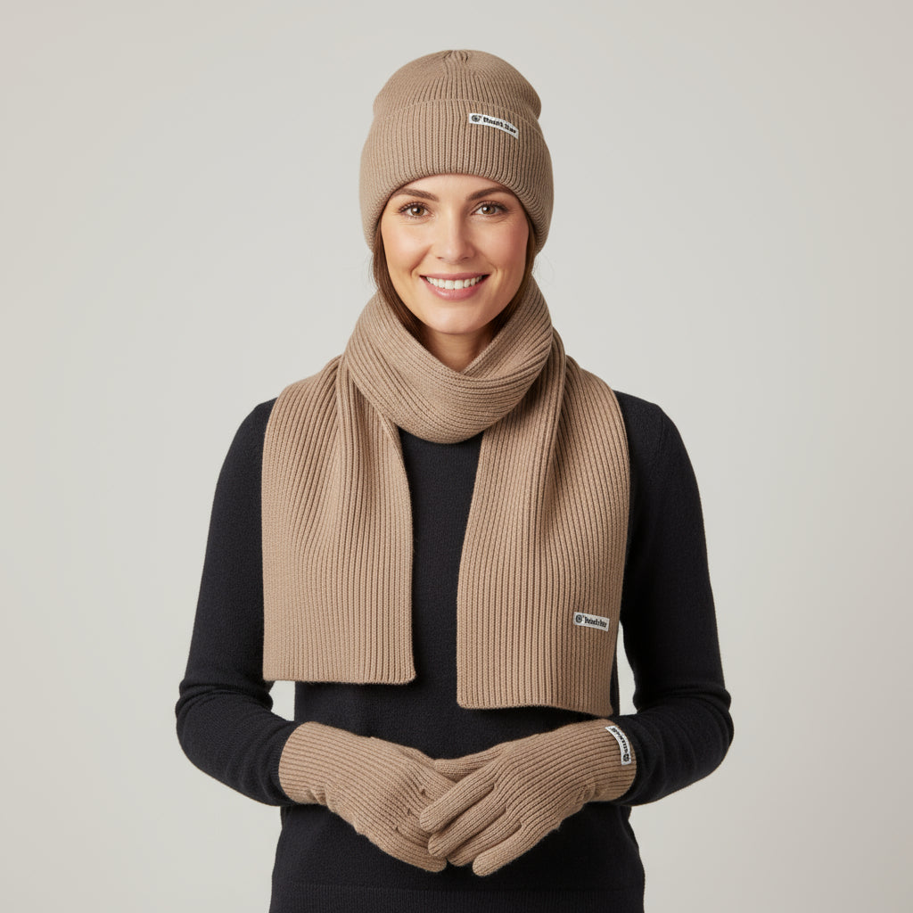 strickset muetze schal handschuhe