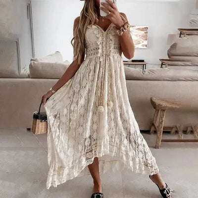 Boho-Spitzenkleid